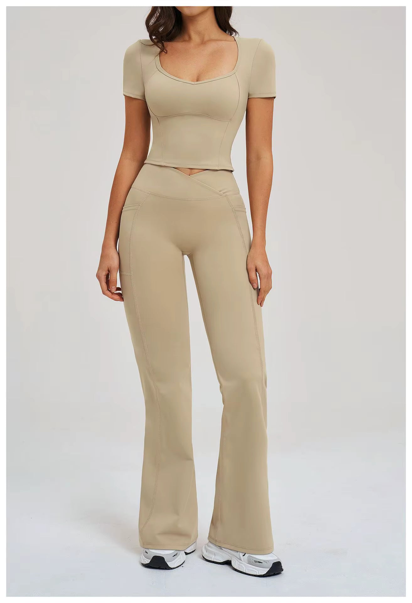 Olivia 2-Piece Yoga Flared Set