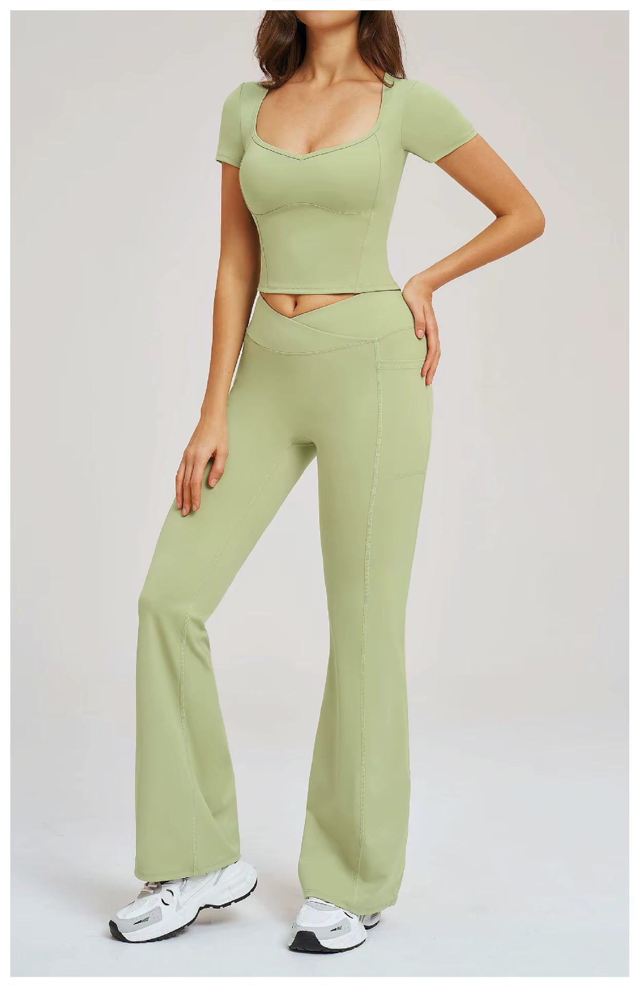 Olivia 2-Piece Yoga Flared Set