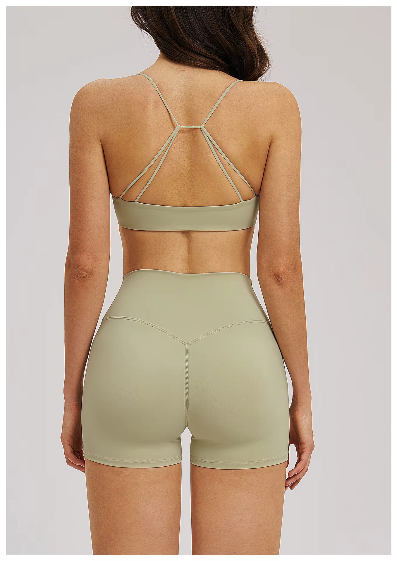 Amelia V-Neck Yoga Sports Bra