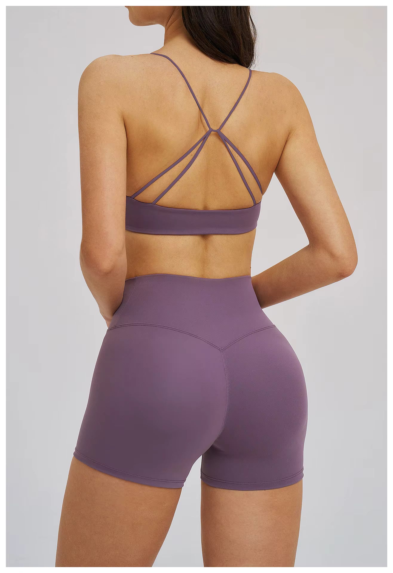Amelia V-Neck Yoga Sports Bra