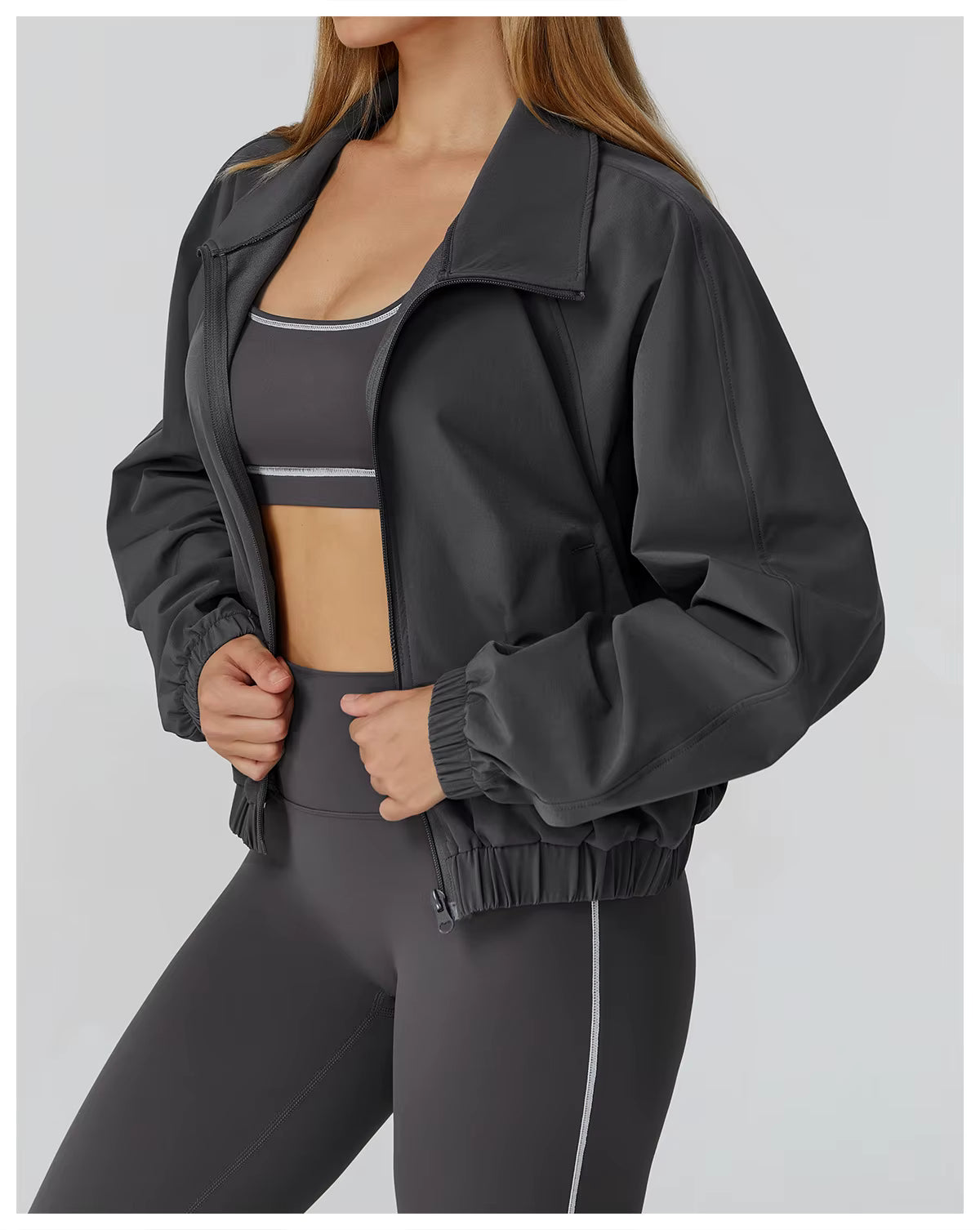 Mirta Long Sleeve Gym Fitness Jacket