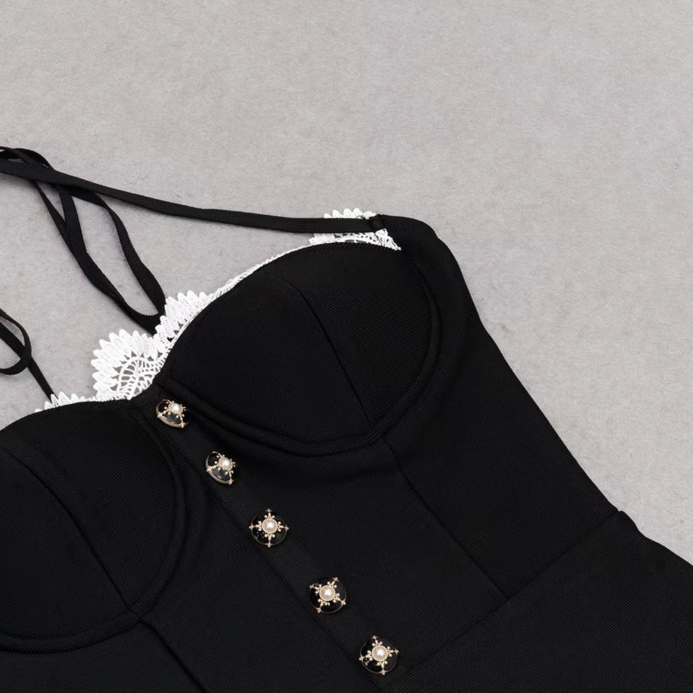 Boss Babe Lace Sleeveless Midi Dress