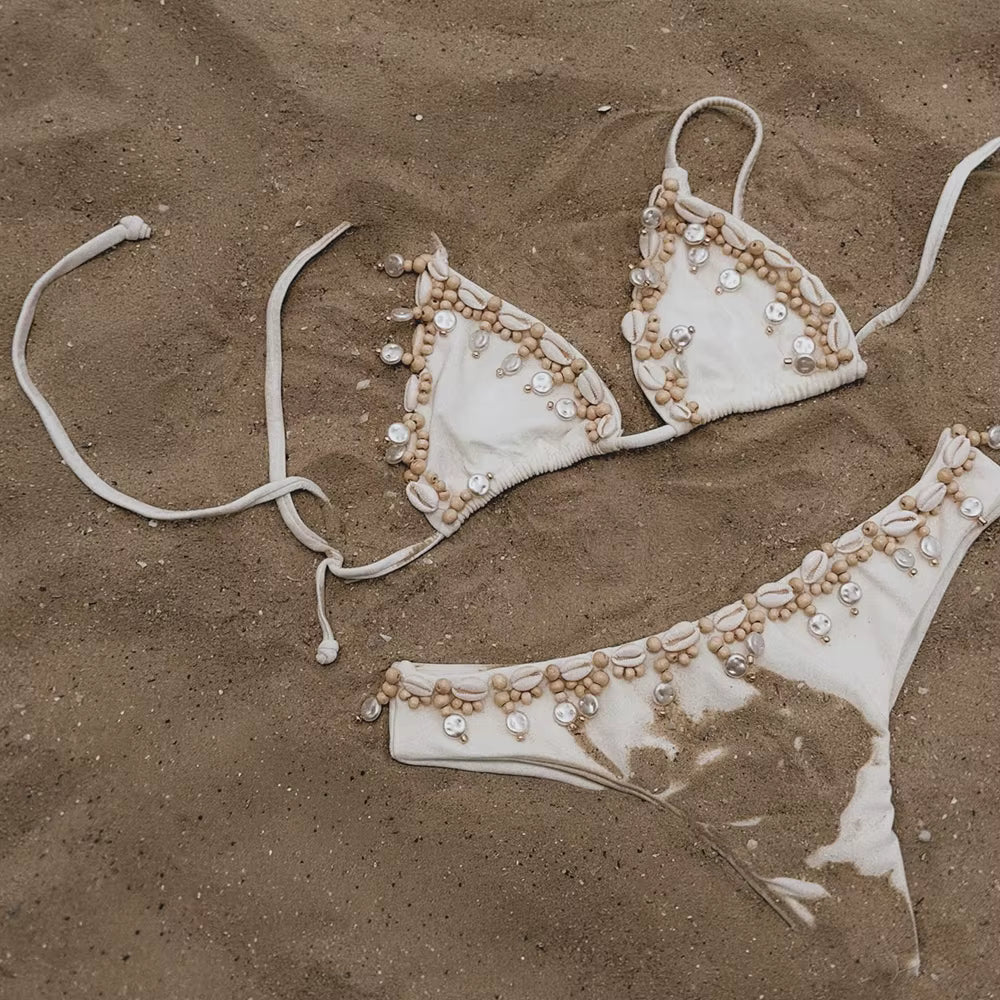 Concepción Lace Up Bikini