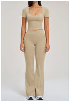 Olivia 2-Piece Yoga Flared Set