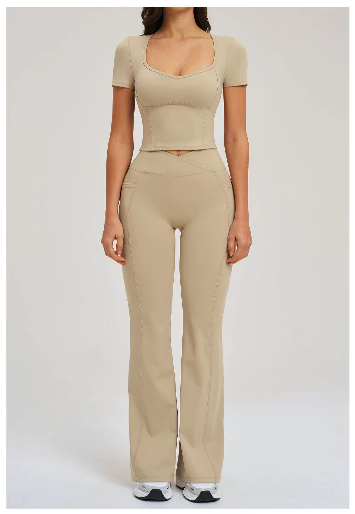 Olivia 2-Piece Yoga Flared Set