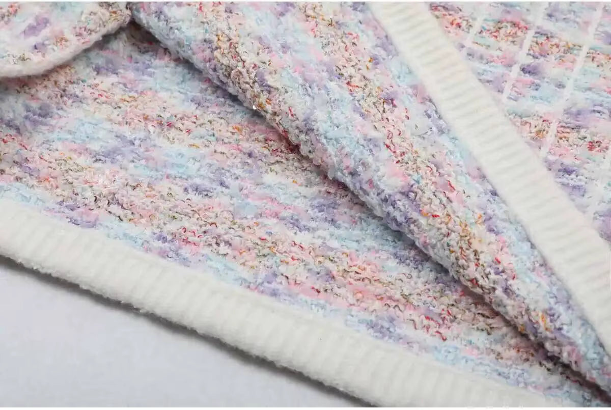 Boss Babe Luxury Crystal Wool Knitted Sweater Dress