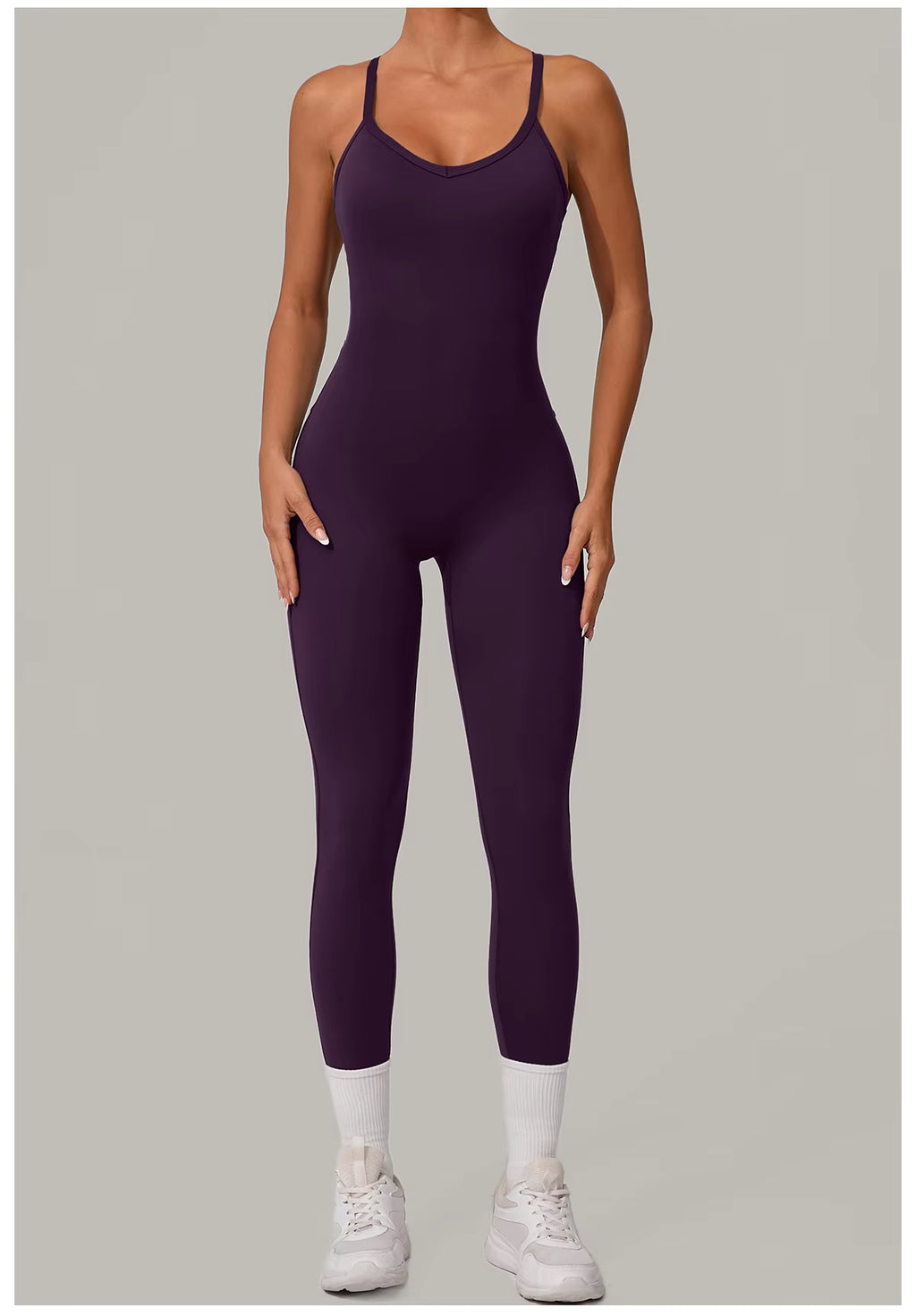 Sophia Sleeveless Yoga Jumpsuit