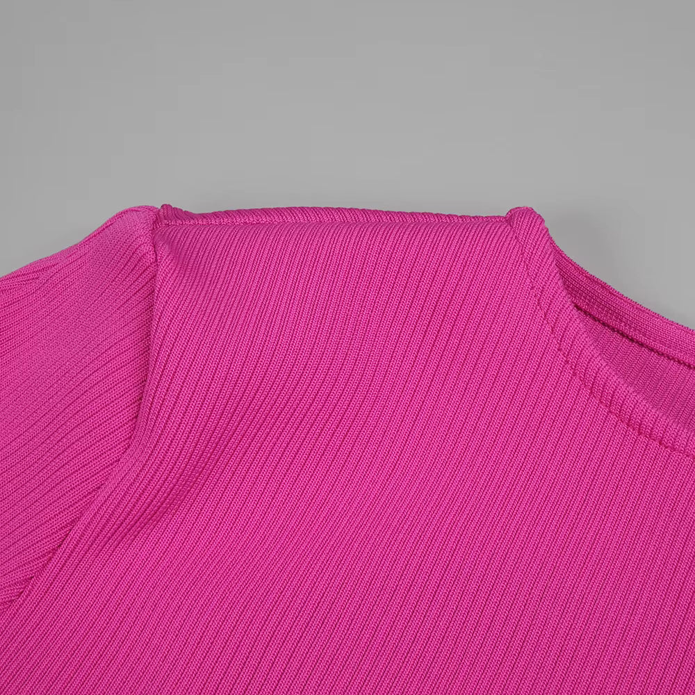 Boss Babe Hollow Out Long Sleeve Elegant Dresses