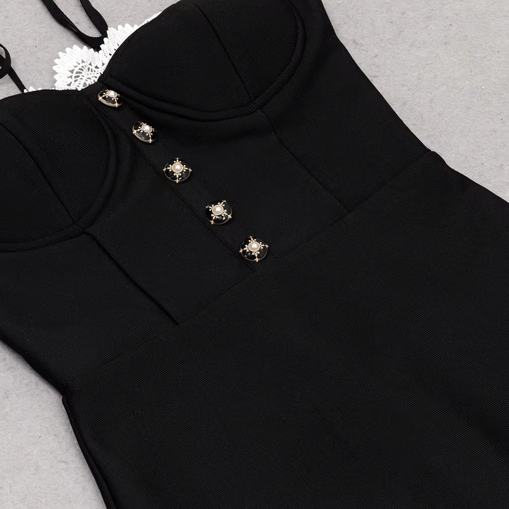 Boss Babe Lace Sleeveless Midi Dress