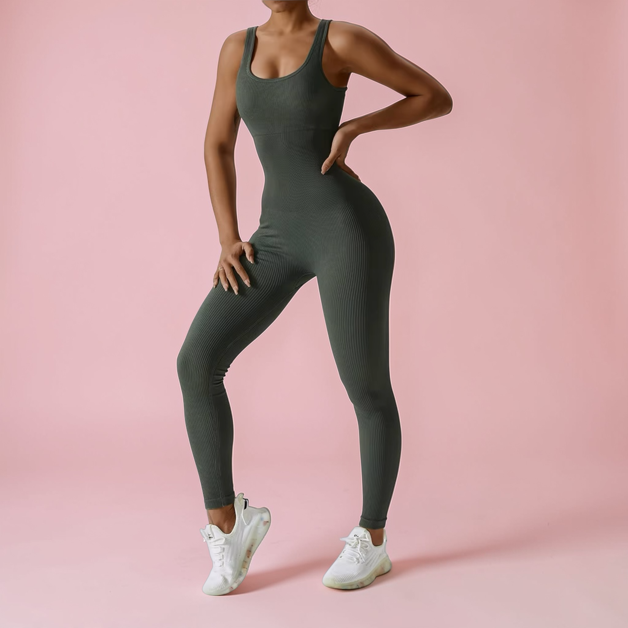 Spring Seamless One-Piece Jumpsuit