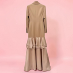 Boss Babe Long-Sleeve Ruffle Maxi Dress