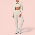 Long sleeve Tp, Sports Bra and Leggings