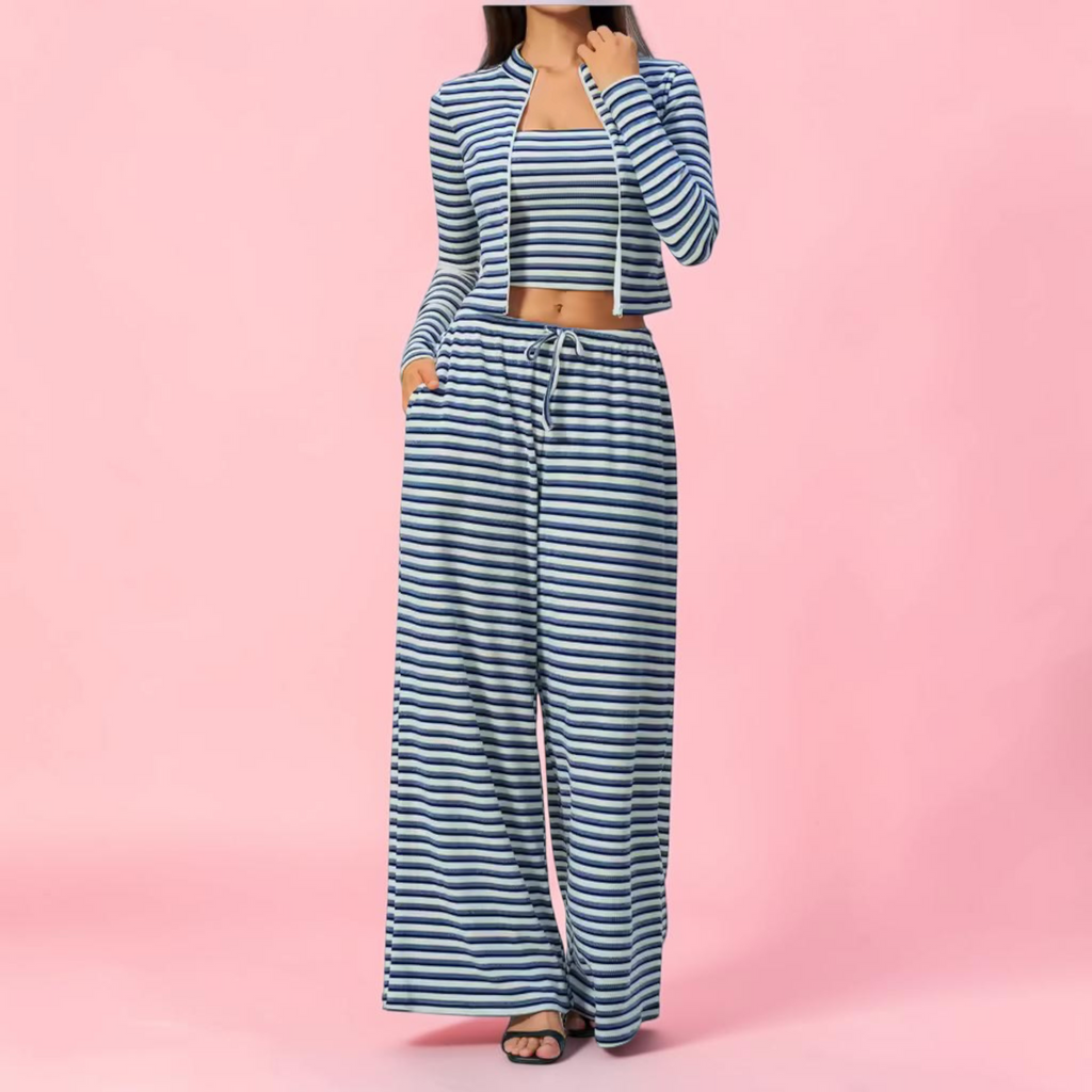 Monica Long Sleeve Zip Top & Workout Pants Beautylicious you
