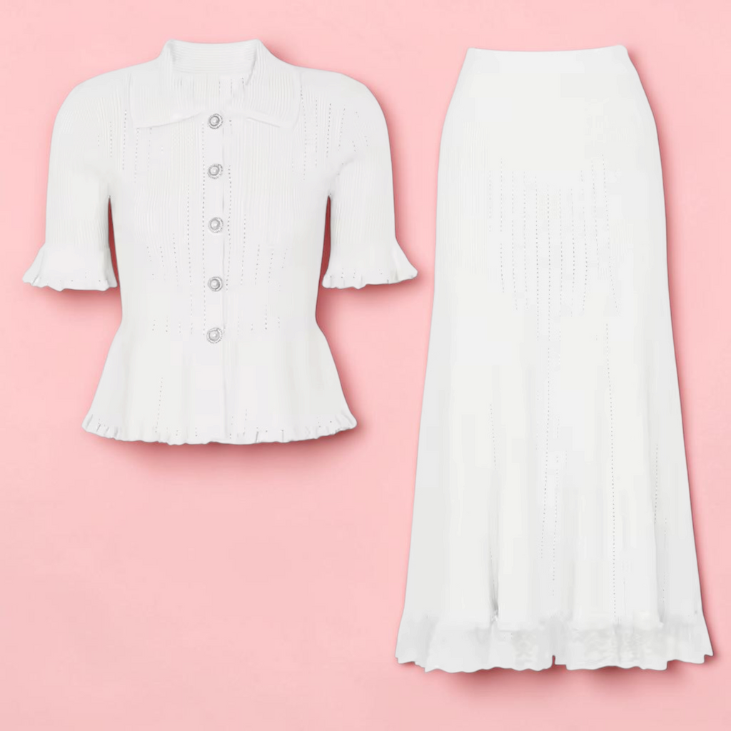 Boss Babe 2-Piece Knitted Skirt Set Beautylicious you