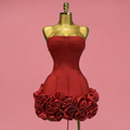 IT GIRL Strapless Floral Bodycon Mini Dress