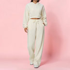 Aila Crop top Hoodie & Pants