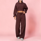 Aila Crop top Hoodie & Pants