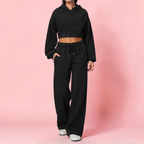 Aila Crop top Hoodie & Pants