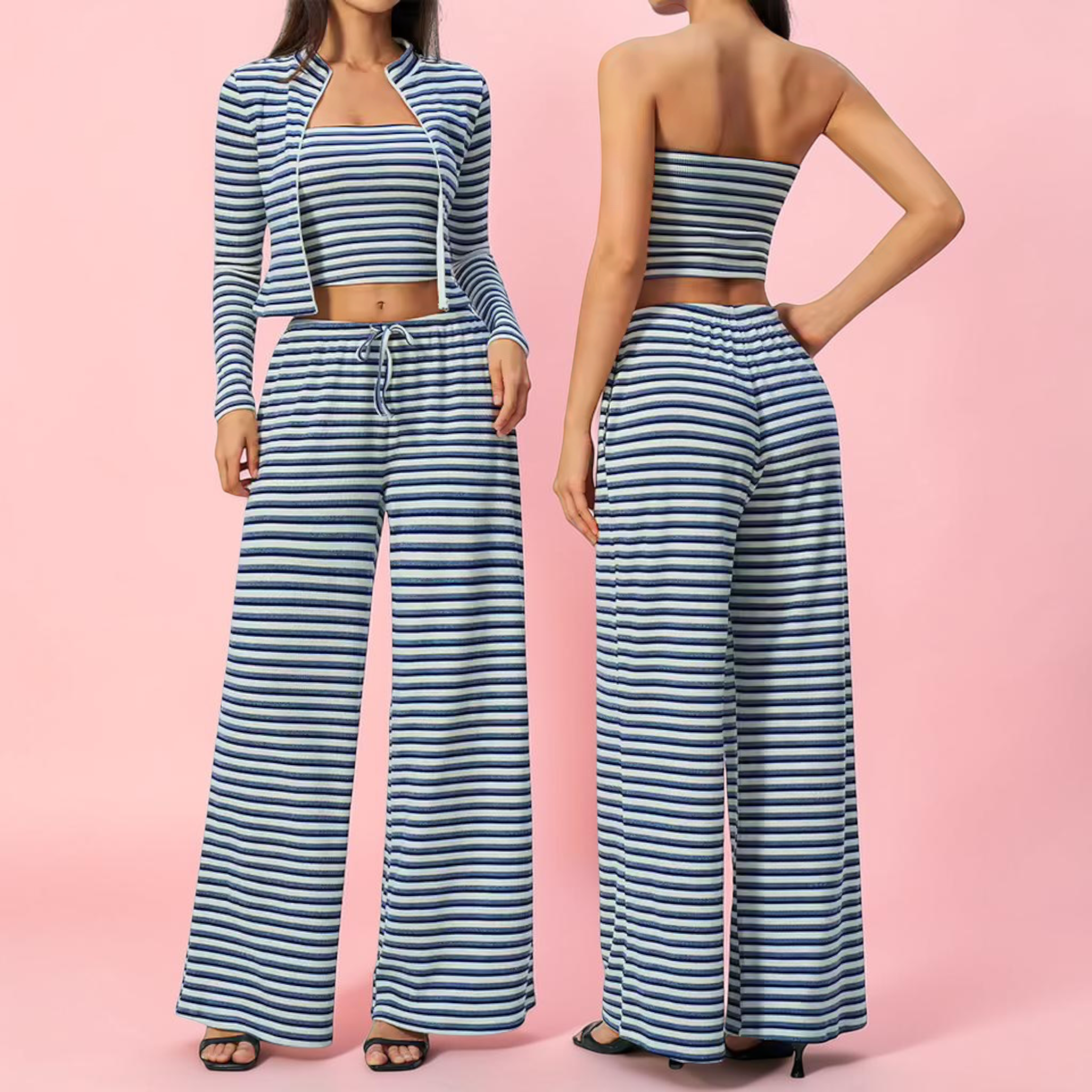 Monica Long Sleeve Zip Top & Workout Pants Beautylicious you