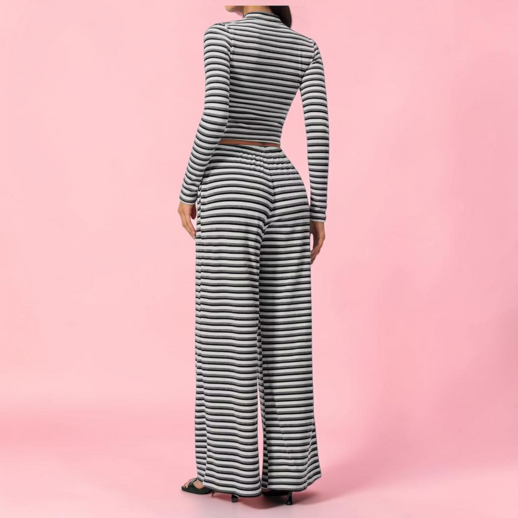Monica Long Sleeve Zip Top & Workout Pants Beautylicious you