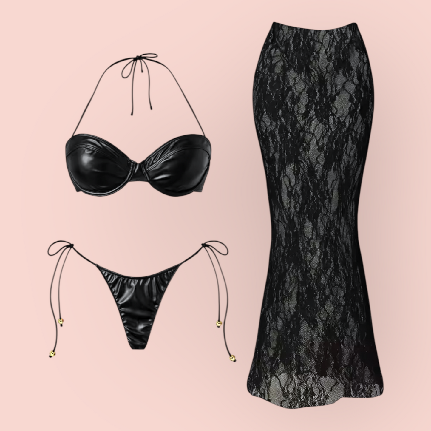 Sabrina Bandeau Bikini Set