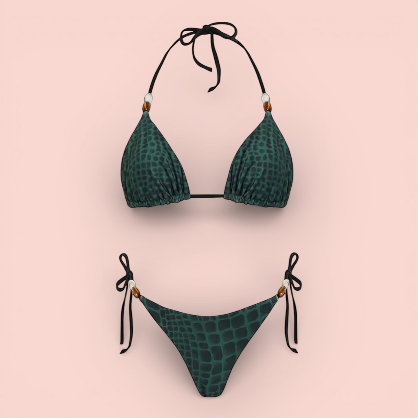 Leila 3 Piece Printed Bikini Set