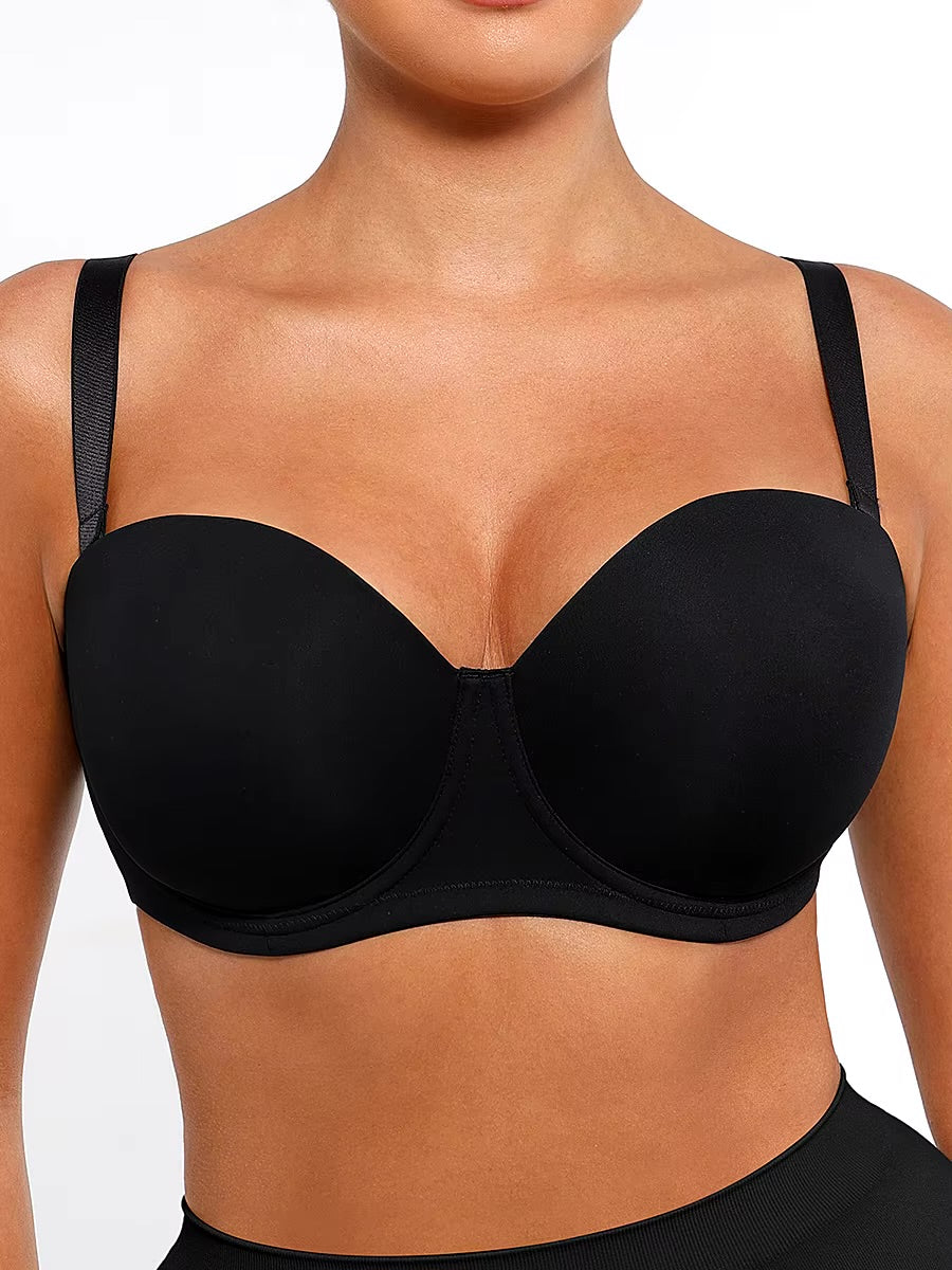 1/2 Cup Underwire Bra with Detachable Straps