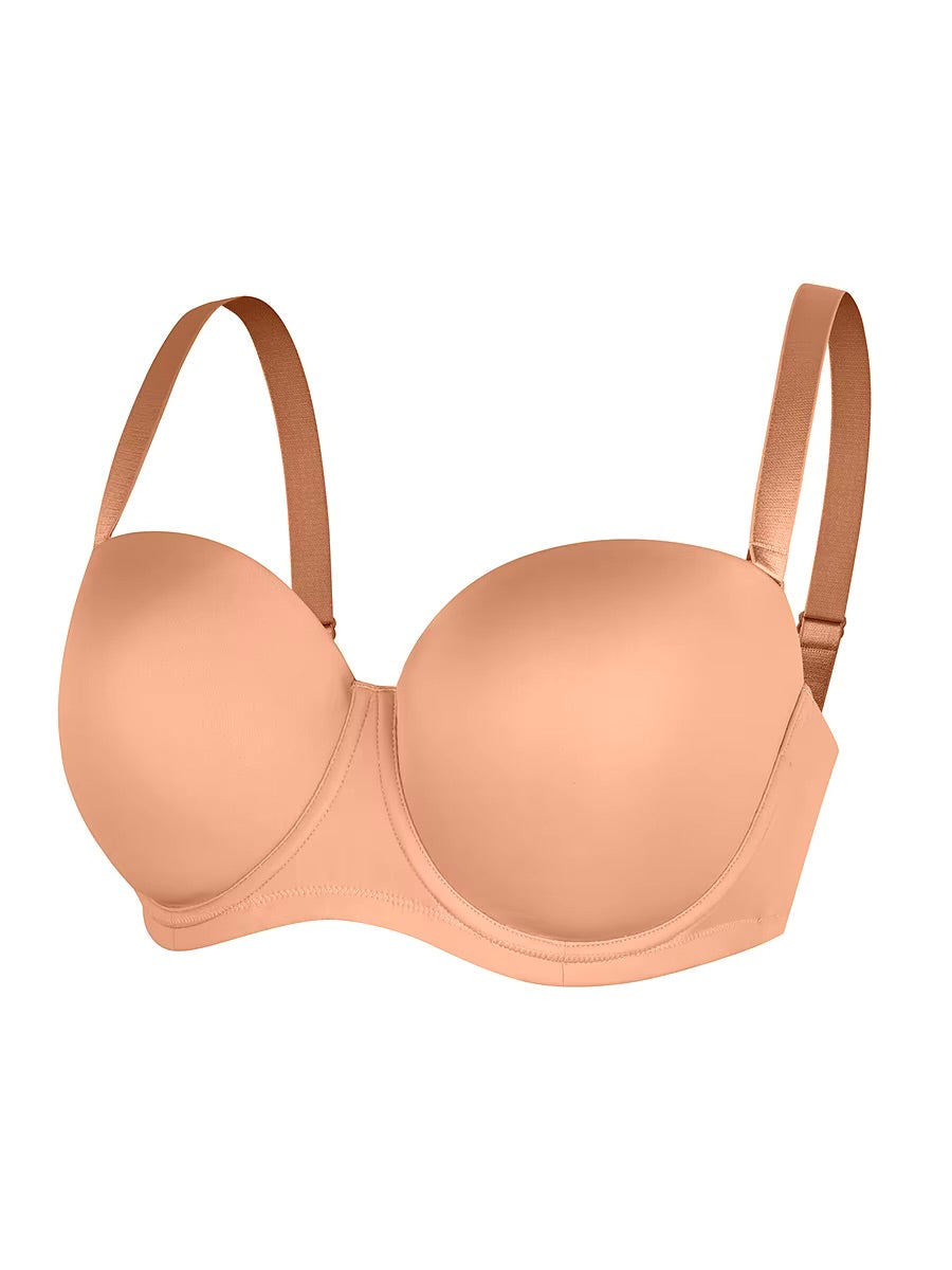 1/2 Cup Underwire Bra with Detachable Straps