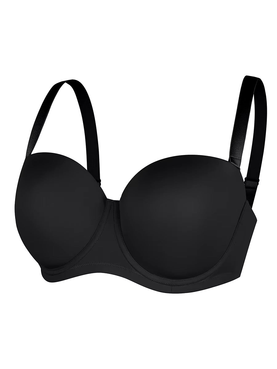 1/2 Cup Underwire Bra with Detachable Straps