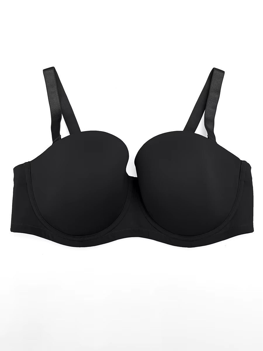 1/2 Cup Underwire Bra with Detachable Straps