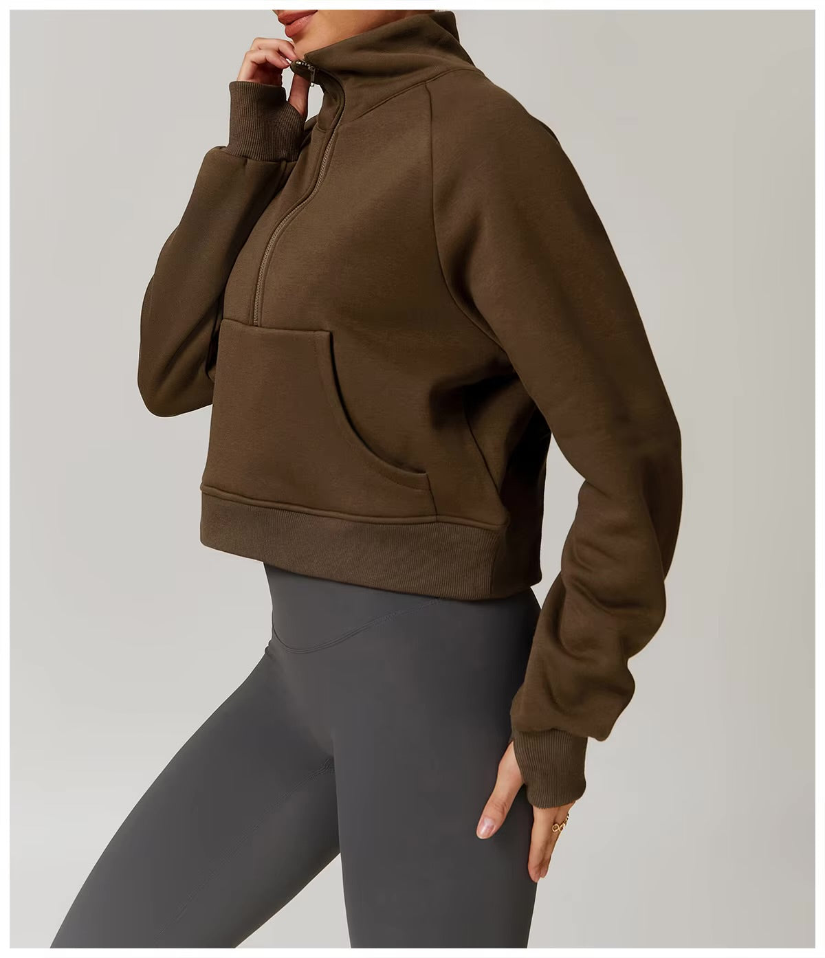 Agnes Winter Fleece Loose Hoodie