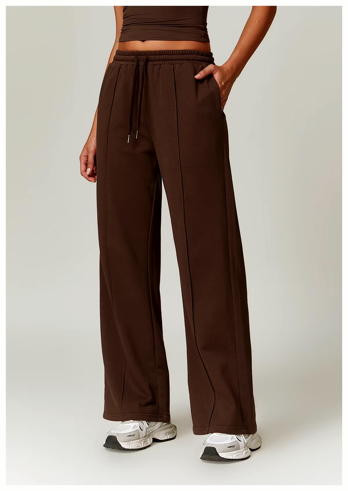 Aurelia High Waisted Loose Fit Sports Sweatpants