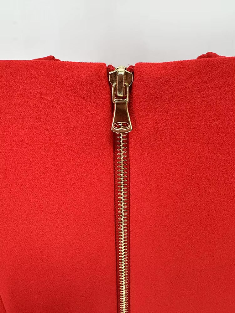 Boss Babe Off Shoulder Long Sleeve Blazer