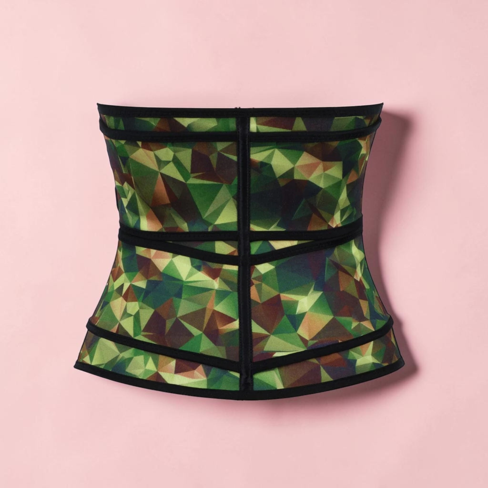 Camo Latex Double Belt Waist Trainer