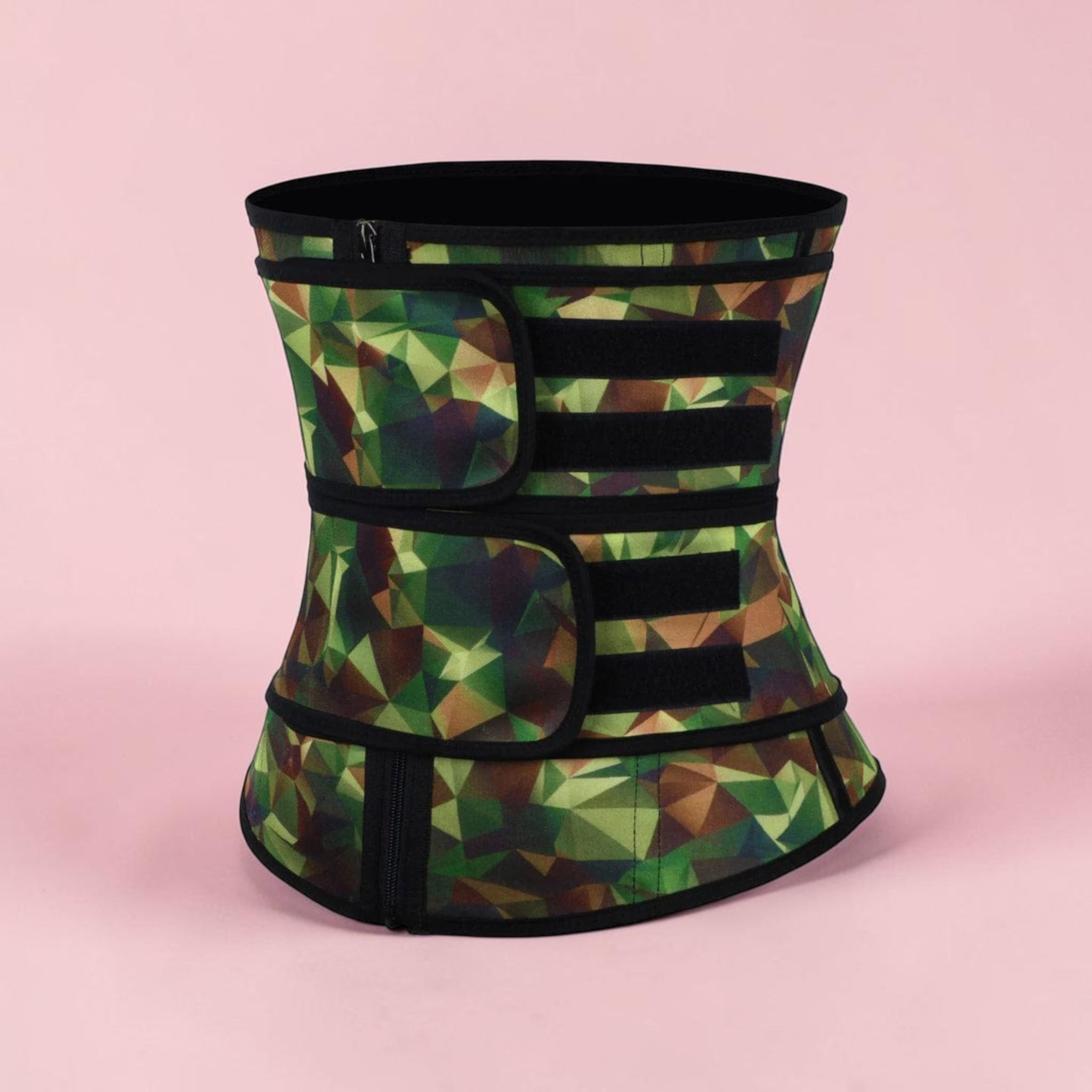 Camo Latex Double Belt Waist Trainer