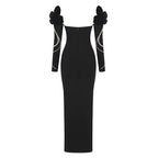 Boss Babe Long Sleeve Clothes Evening Long Dress