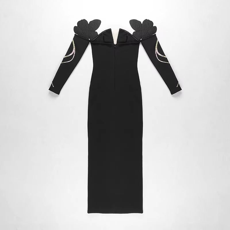 Boss Babe Long Sleeve Clothes Evening Long Dress