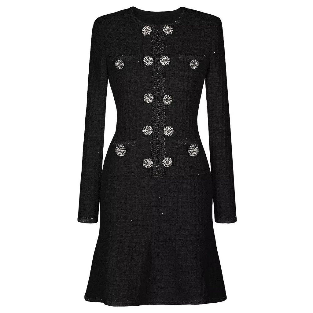 Boss Babe Short Knitted  Dress