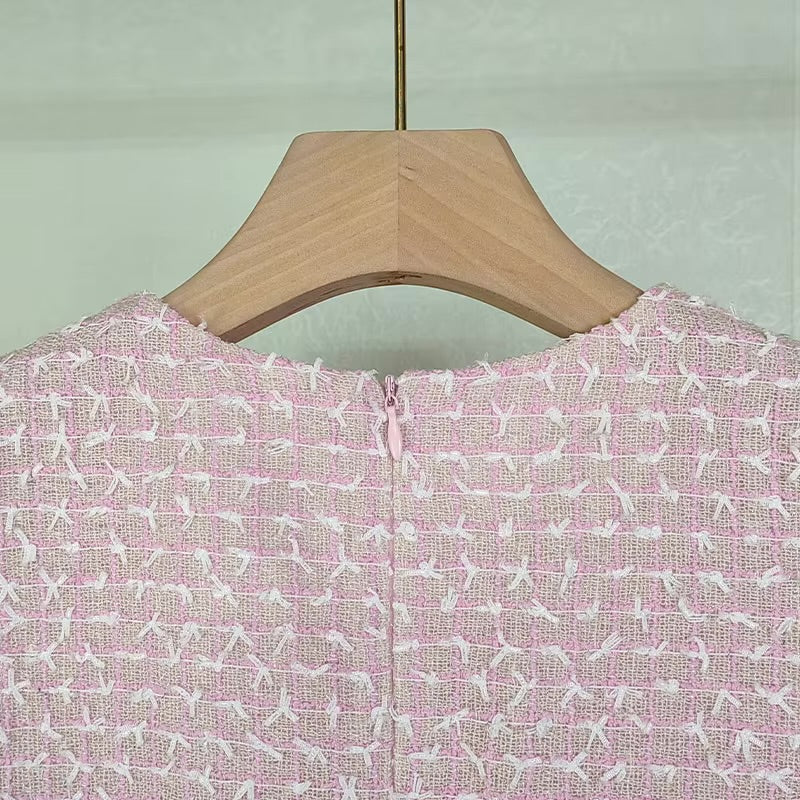 Boss Babe Short Tweed Dress