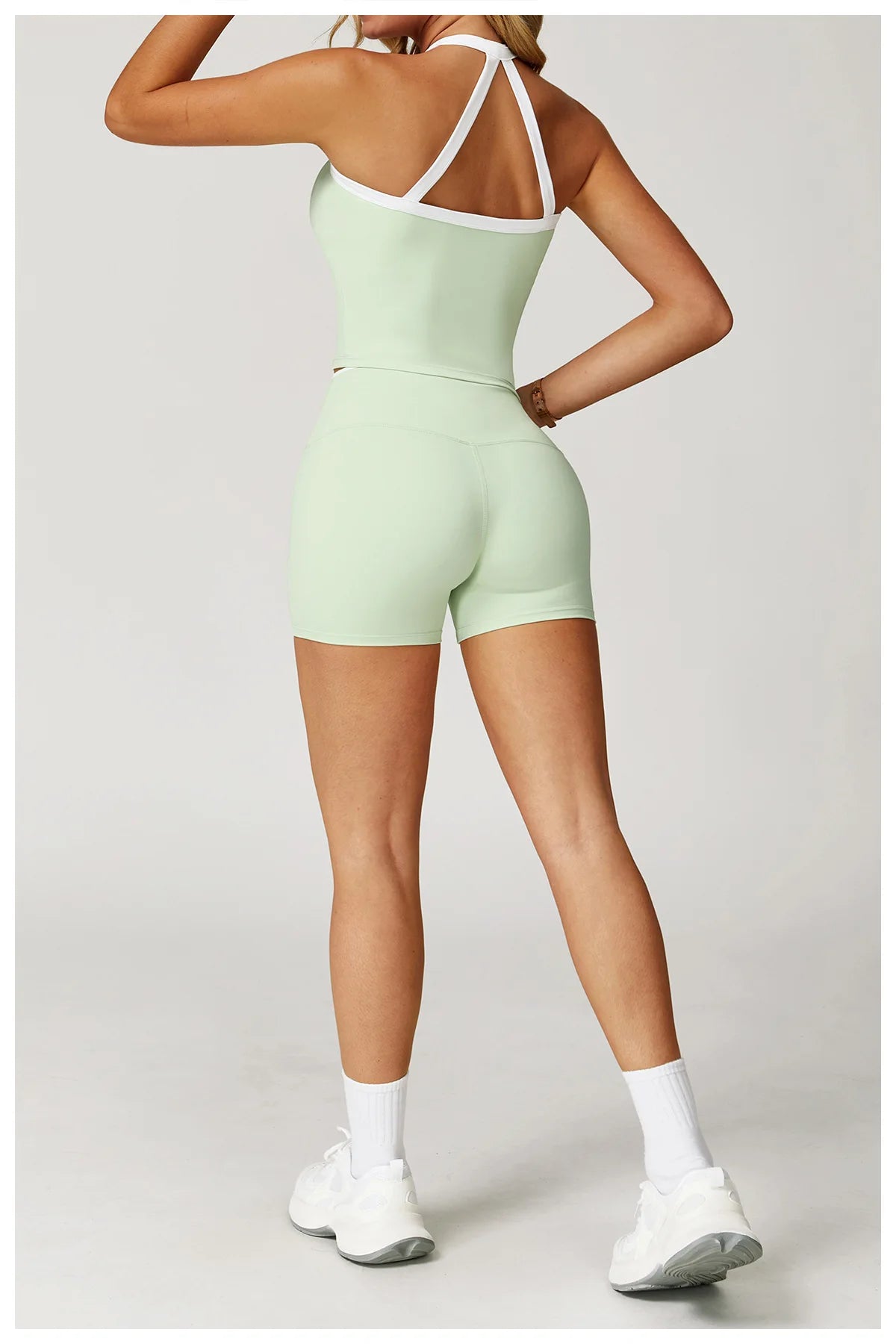 Olivia 2PCS Yoga Set with Sport Shorts