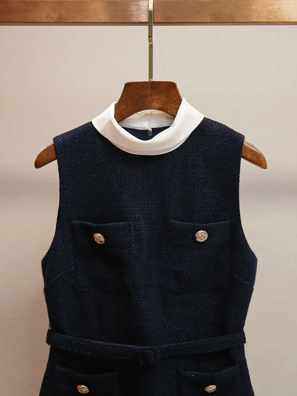 Boss Babe Short Tweed Chiffon Dress