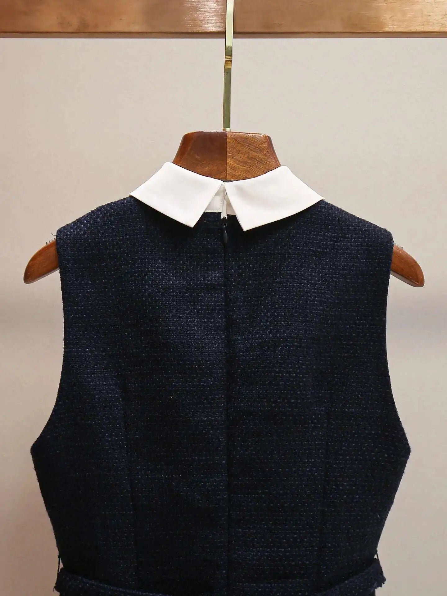 Boss Babe Short Tweed Chiffon Dress