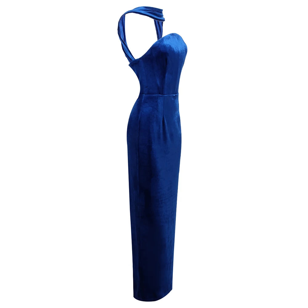 Boss Babe Elegant Vintage Velvet Dress