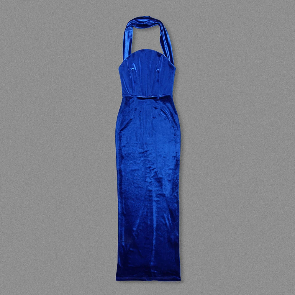 Boss Babe Elegant Vintage Velvet Dress