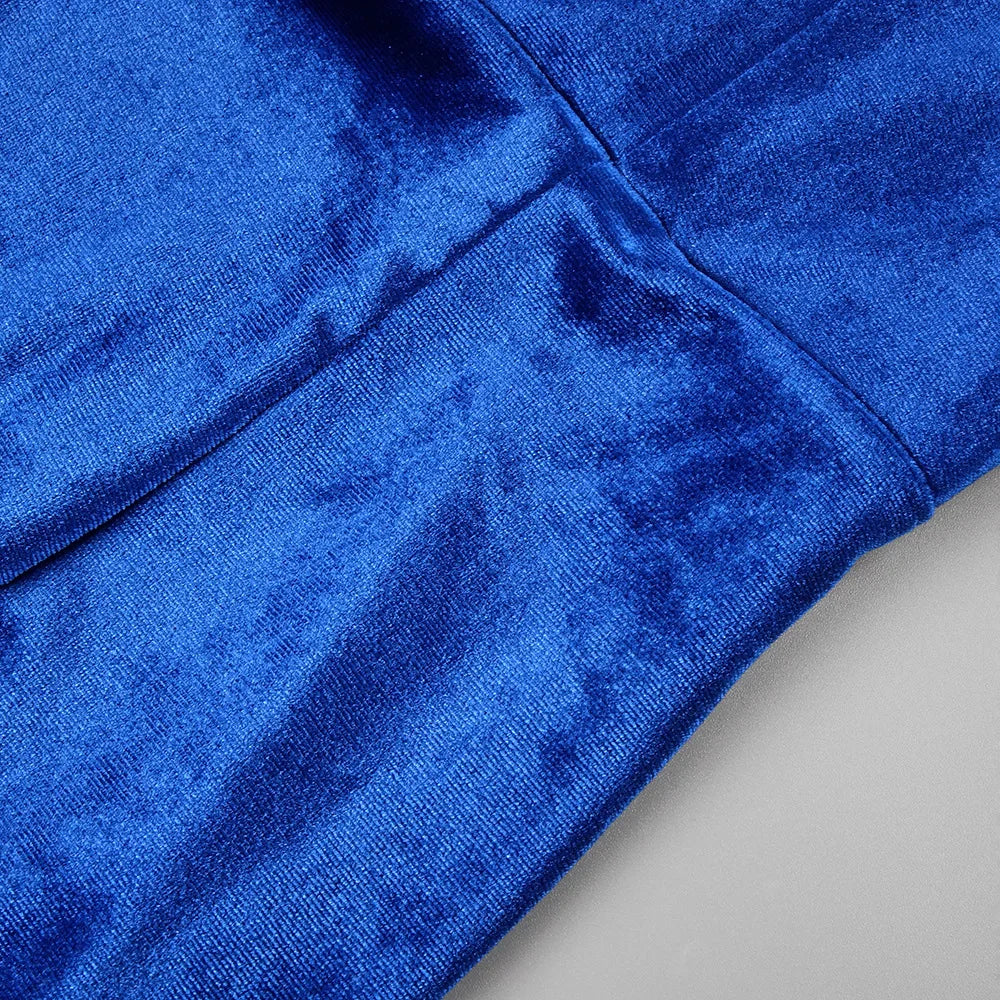 Boss Babe Elegant Vintage Velvet Dress