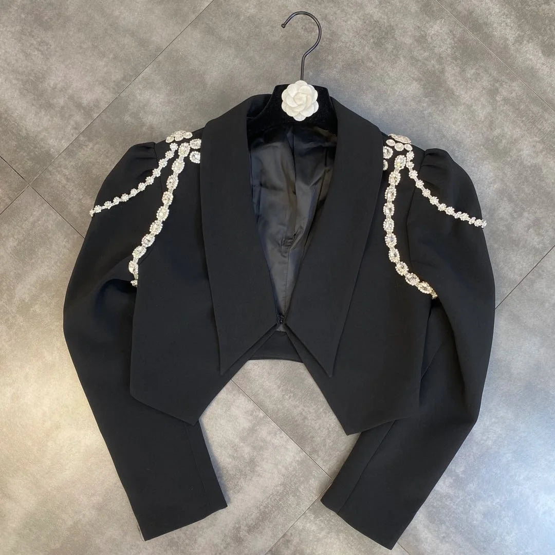 Boss Babe Blazer &  Mini Skirt Two Piece Set