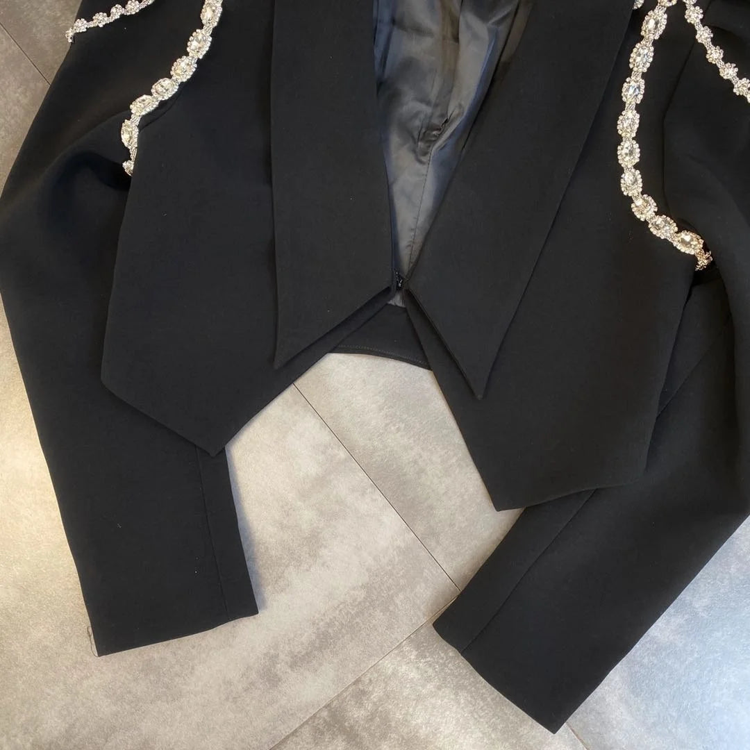 Boss Babe Blazer &  Mini Skirt Two Piece Set