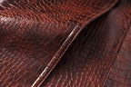 Boss Babe Pu Leather Long Sleeve Double-breasted Vintage Long Coat