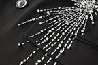 Boss Babe Diamonds Beadings 2PCS Blazer Suit