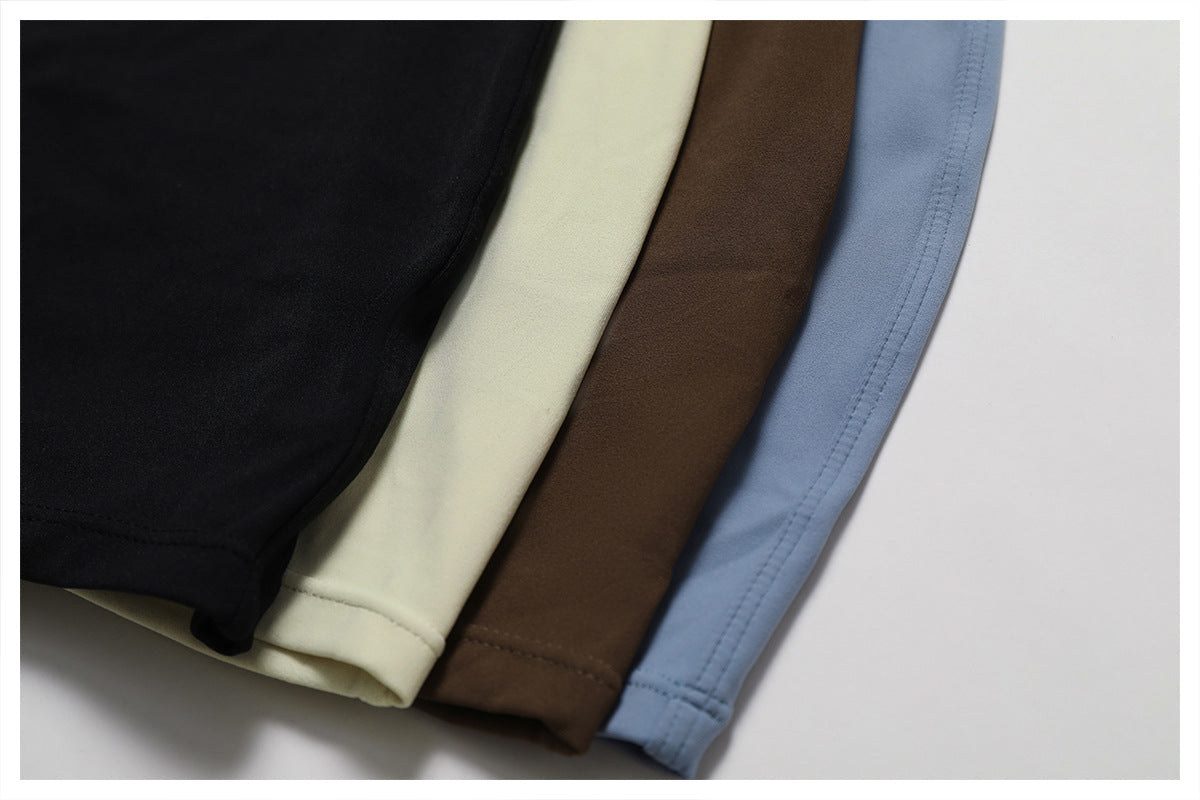 Comino Zipper Short Sleeve Yoga Bodysuit